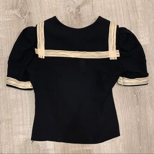 Vintage Sailor Collar Top
